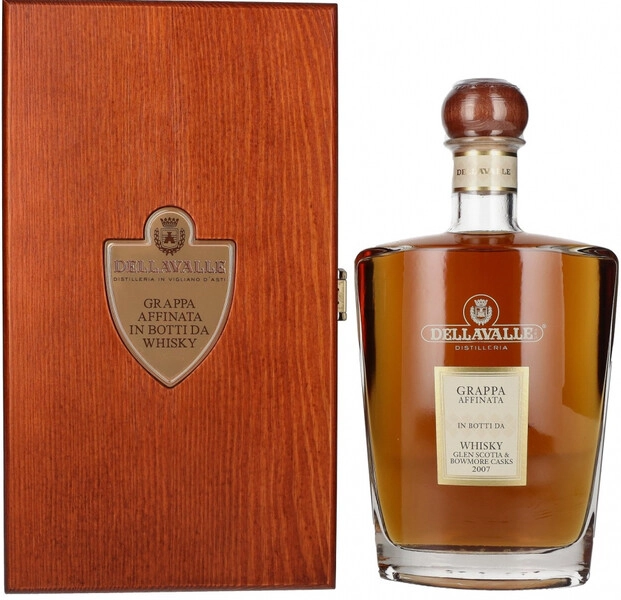 Граппа Grappa Affinata in botti da Whisky (Glen Scotia & Bowmore Casks), 2007, gift box, 0.7 л