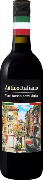Вино Antico Italiano Rosso Semi-dolce, 0.7 л