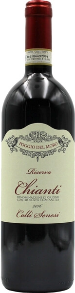 Вино Poggio del Moro, Chianti Colli Senesi Riserva DOCG, 2016
