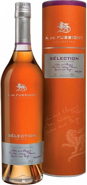 Коньяк A. de Fussigny, Selection, gift tube, 0.7 л