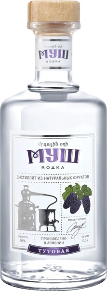 Водка Муш Тутовая, 0.5 л