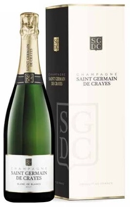 Шампанское Saint Germain de Crayes Blanc de Blancs Brut, Champagne АОC, gift box