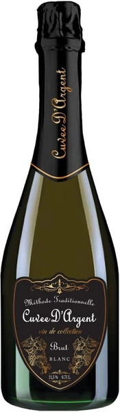 Игристое вино Cuvee d'Argent Blanc Brut