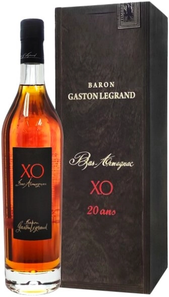 Арманьяк Baron G. Legrand XO Bas Armagnac, decanter & wooden box, 0.7 л