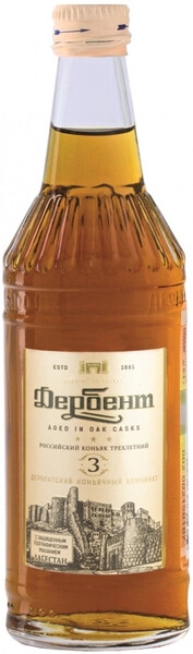 Коньяк Дербент 3 звездочки, 100 мл