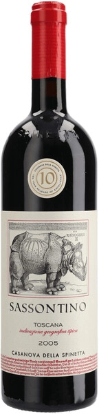 Вино Casanova della Spinetta, Sassontino, Toscana IGT, 2005