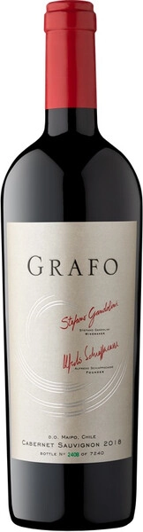 Вино TerraMater, Grafo Cabernet Sauvignon, Maipo DO, 2018