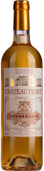 Вино Chateau Filhot, Sauternes AOC, 2020