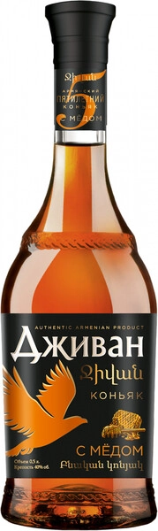 Бренди Дживан С мёдом, 0.5 л