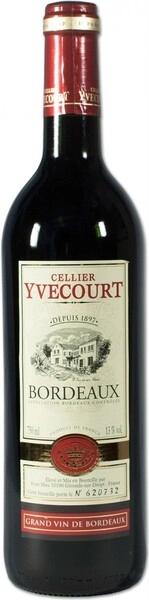 Вино Yvon Mau, Yvecourt Bordeaux AOC Red