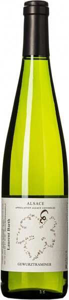 Вино Laurent Barth, Gewurztraminer, Alsace AOC, 2022