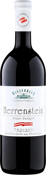 Вино Lenz Moser, "Herrenstein" Blauer Zweigelt Qualitatswein, Niederosterreich, 1 л