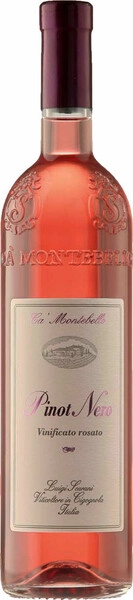 Игристое вино Ca' Montebello, Pinot Nero Rosato, Provincia di Pavia IGT, 2023
