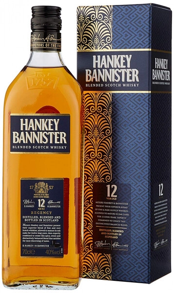 Виски Hankey Bannister 12 Years Old, gift box, 0.7 л