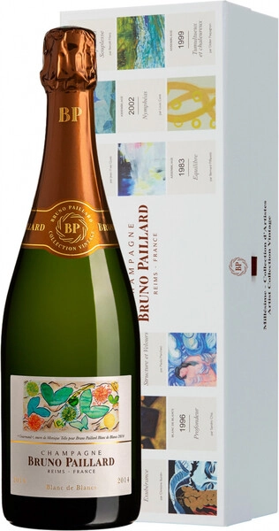 Шампанское Bruno Paillard, Blanc de Blancs Extra Brut, Champagne AOC, 2014, gift box