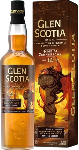 Виски "Glen Scotia" Release №2 The Dragon Barolo Cask Finish 14 Years Old, gift box, 0.7 л