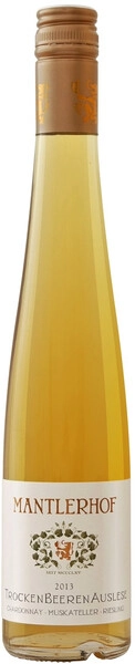 Вино Mantlerhof, Trockenbeerenauslese Chardonnay-Muskateller-Riesling, 2013, 375 мл