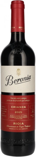 Вино Beronia Crianza, Rioja DOC, 2021