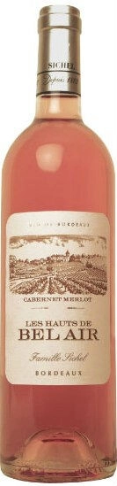 Вино Sichel, Les Hauts de Bel Air Rose, Bordeaux AOC