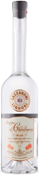 Граппа Lazzaroni, Grappa di Chardonnay, 0.5 л