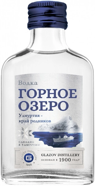 Водка "Горное озеро", 100 мл