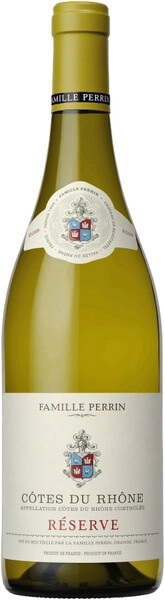Вино Famille Perrin, Reserve Cotes du Rhone AOC Blanc, 2018