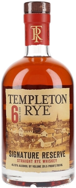 Виски Templeton Rye Signature Reserve 6 Years Old, 0.7 л