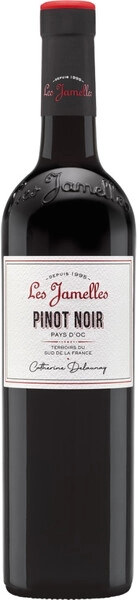 Вино Les Jamelles, Pinot Noir, Pays d'Oc IGP, 2024
