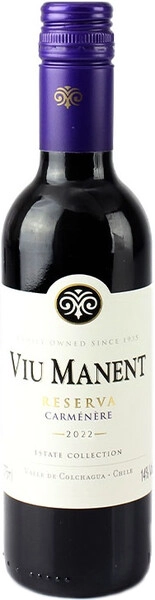 Вино Viu Manent, Estate Collection Reserva Carmenere, Colchagua Valley DO, 2022, 375 мл