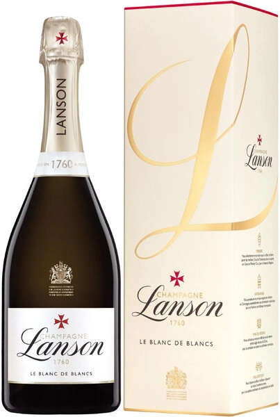 Шампанское Lanson, Le Blanc de Blancs, Champagne AOC, gift box