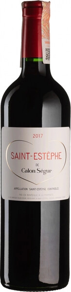 Вино Saint-Estephe de Calon Segur, Saint-Estephe AOC, 2017