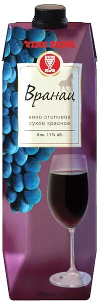 Вино Vino Zupa, Vranac, Tetra Prism, 1 л