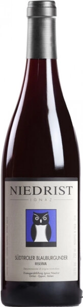 Вино Niedrist, Blauburgunder Riserva, Sudtirol DOC, 2019