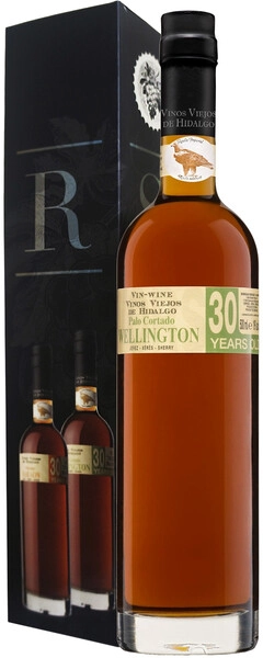 Херес Bodegas Hidalgo La Gitana, Palo Cortado Wellington 30 Years Old, gift box, 0.5 л