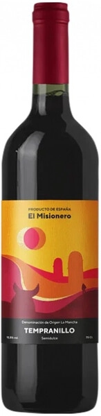 Вино El Misionero Tempranillo Semidulce, La Mancha DO
