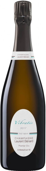 Шампанское Laurent Benard, Vibratis Premier Cru Brut Nature, Champagne AOC, 2017