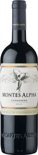 Вино Montes Alpha Carmenere, Valle de Colchagua DO, 2021