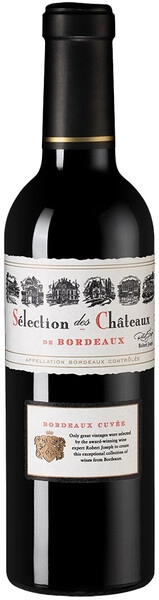 Вино Selection des Chateaux de Bordeaux Rouge, 375 мл