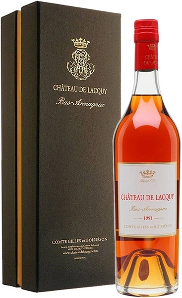 Арманьяк Bas-Armagnac du Chateau de Lacquy, 1991, gift box, 0.7 л