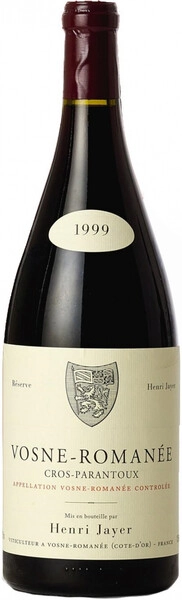Вино Henri Jayer, Vosne-Romanee 1er Cru Cros-Parantoux AOC, 1999