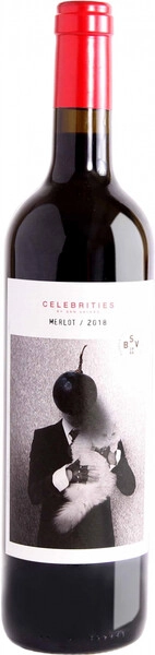 Вино Bodegas San Valero, Celebrities Merlot, Carinena DOP, 2018
