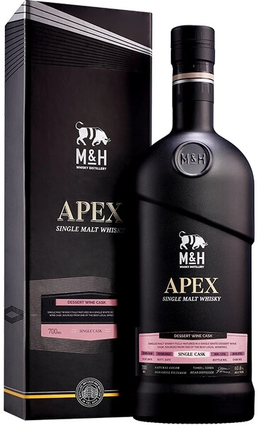 Виски M&H, Apex Dessert Wine Cask, gift box, 0.7 л