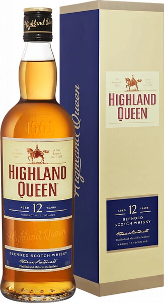 Виски Highland Queen 12 Years Old, gift box, 0.7 л