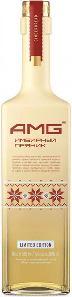 Ликер "АМГ" Имбирный Пряник, настойка полусладкая, 0.5 л