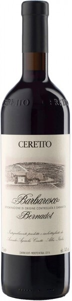 Вино Ceretto, Barbaresco Bernardot DOCG, 2016