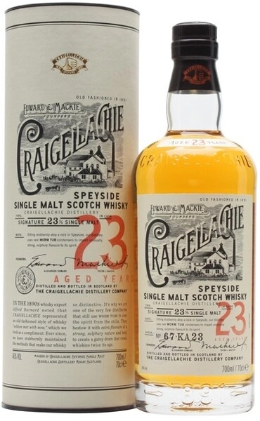 Виски Craigellachie 23 Years Old, in tube, 0.7 л
