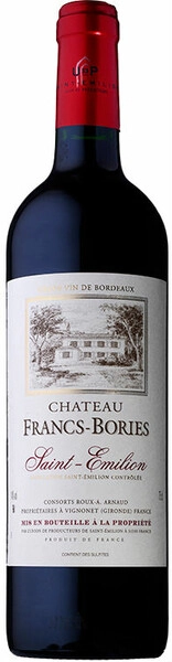 Вино Chateau Francs Bories, Saint-Emilion AOC, 2015