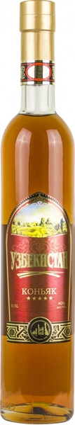 Коньяк Узбекистан 5 Звезд, 0.5 л
