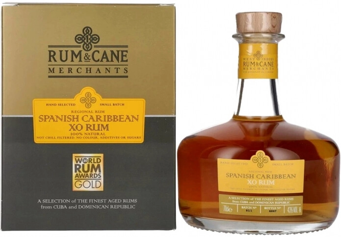 Ром Rum & Cane Merchants, Spanish Caribbean XO, gift box, 0.7 л