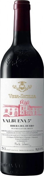 Вино "Valbuena 5°", Ribera del Duero DO, 2018